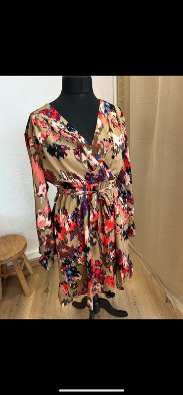 Robe fluide colorée