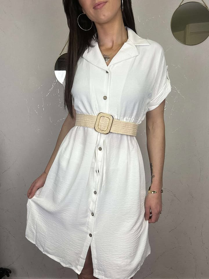 Robe chemise à boutons