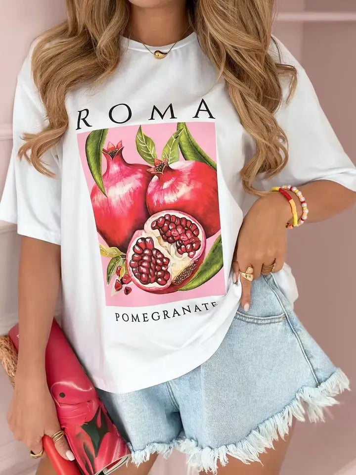 T-shirt large femme