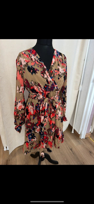 Robe fluide colorée