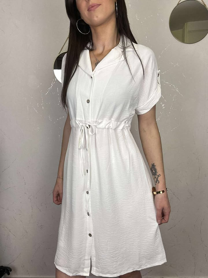 Robe chemise à boutons