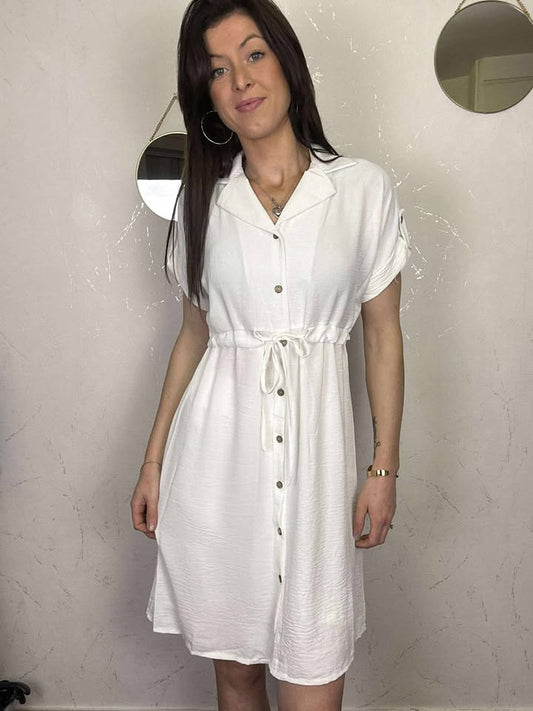 Robe chemise à boutons