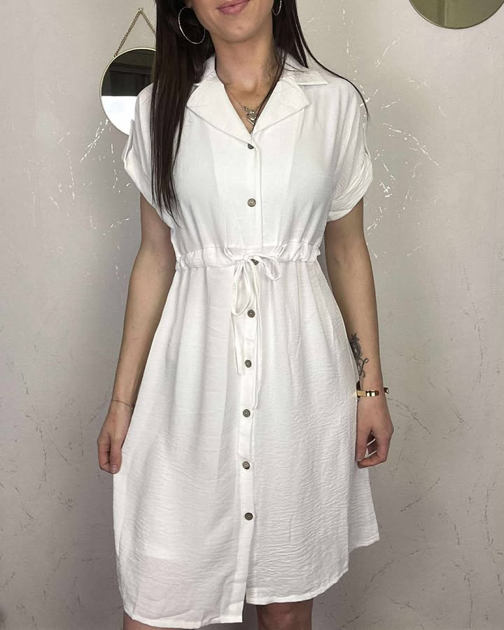 Robe chemise à boutons