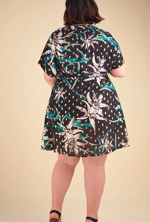 Robe imprimé tropical