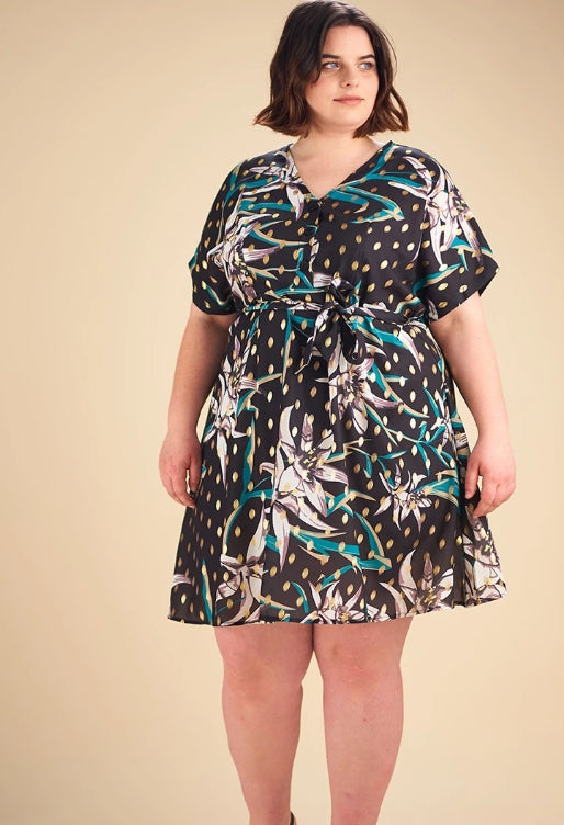 Robe imprimé tropical