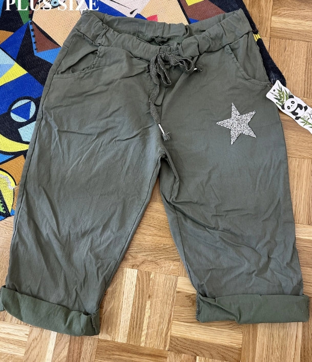 GRANDE TAILLE Bermuda étoile