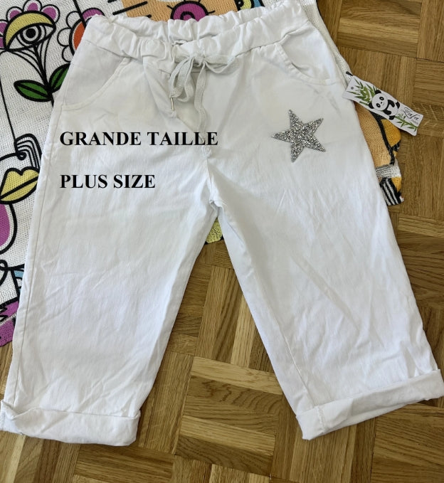 GRANDE TAILLE Bermuda étoile