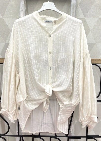 Chemise à rayures pour femmes