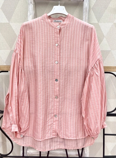 Chemise à rayures pour femmes