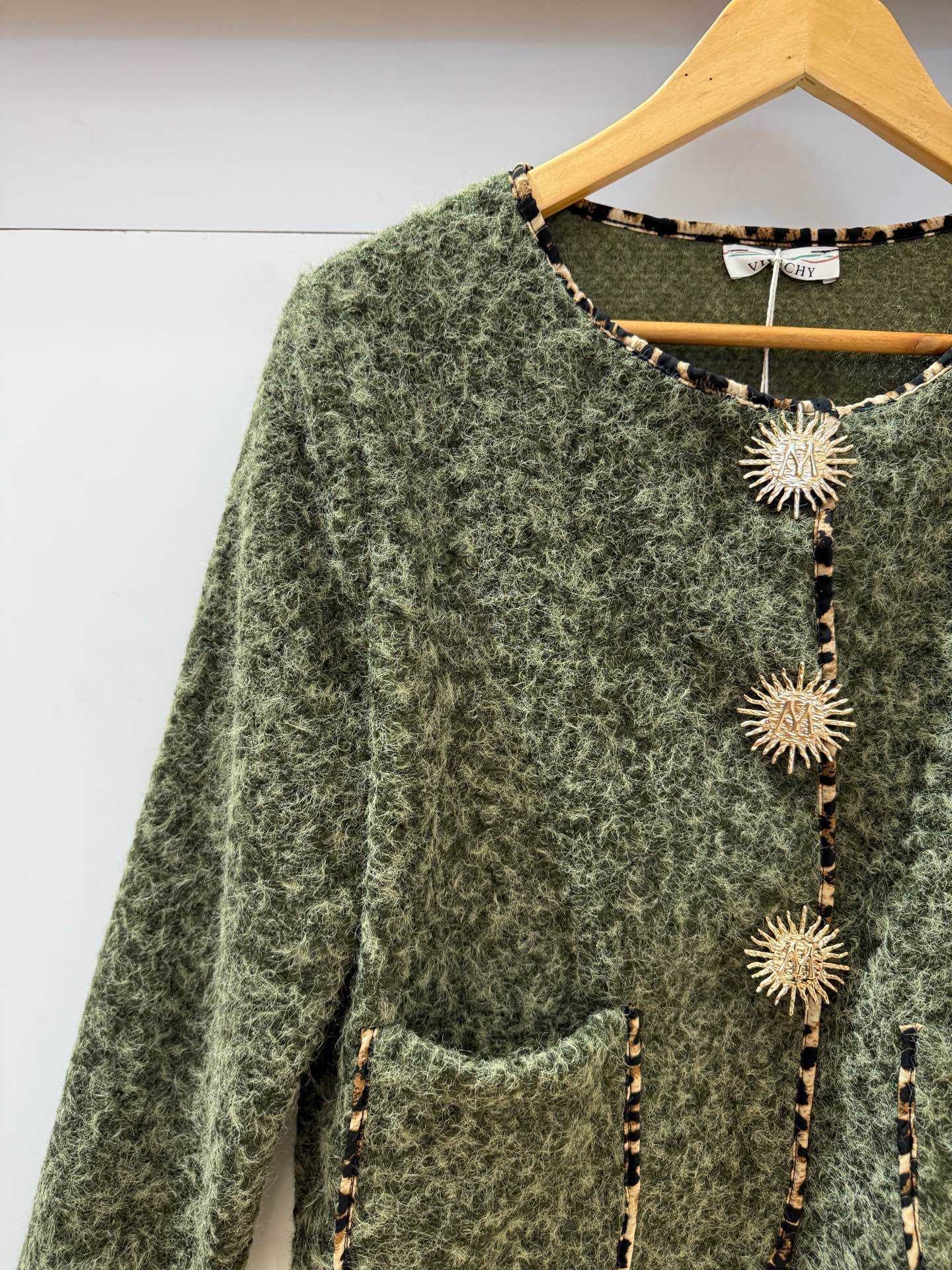 Veste À Boutonnières Avec Des broché Soleil , plusieurs coloris !!