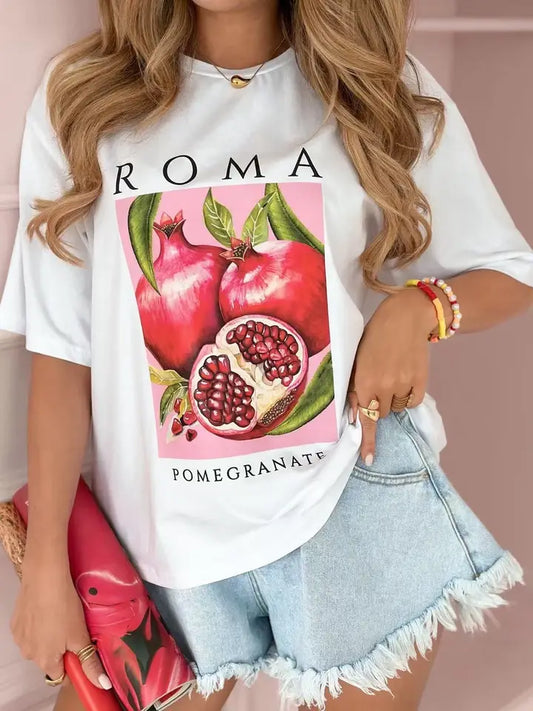 T-shirt large femme