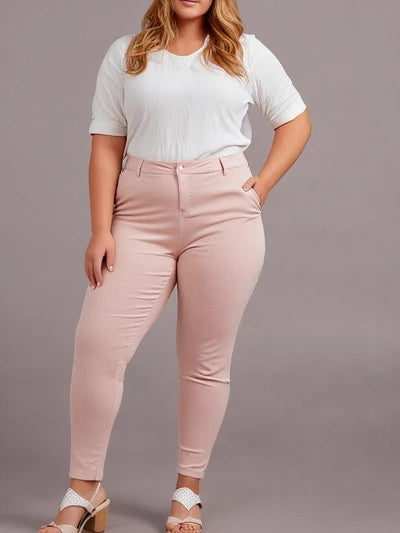 Pantalon chino grande taille