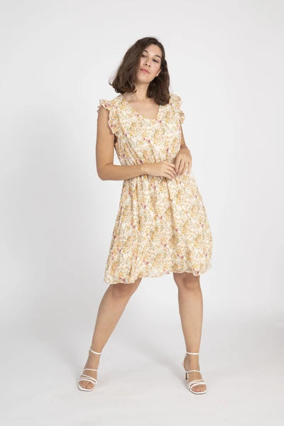 Robe imprimé fleurie grande taille